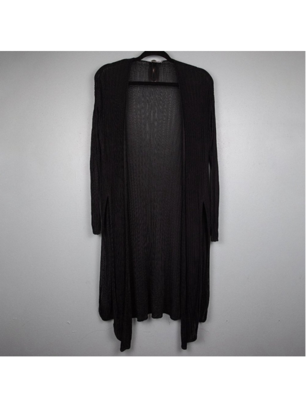 MM. Lafluer The Graham ribbed sheer kimono cardigan-M